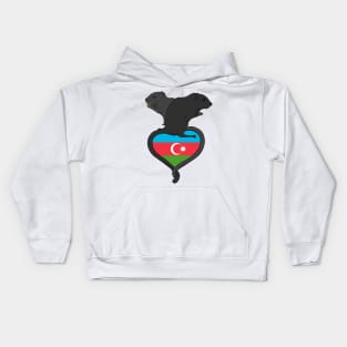 Gerbil Azerbaijan (dark) Kids Hoodie